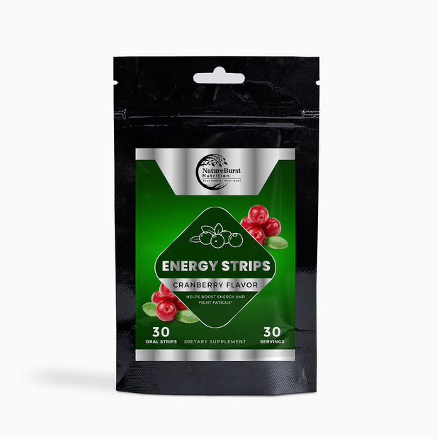 Energy Strips with Cranberry Flavor