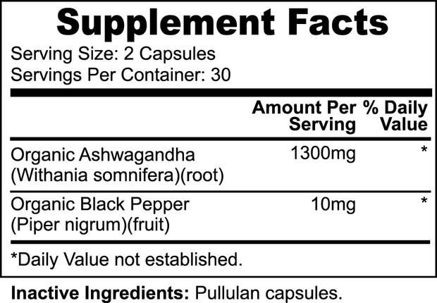 Ashwagandha with Black Pepper